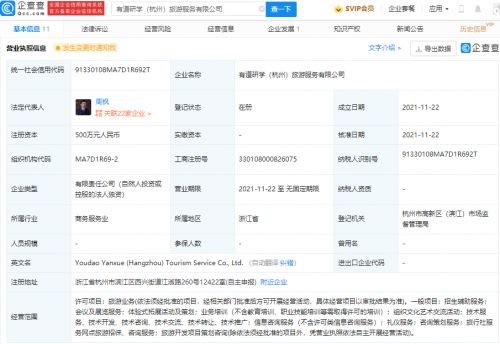 網易關聯公司成立旅游服務公司，開啟文旅新篇章